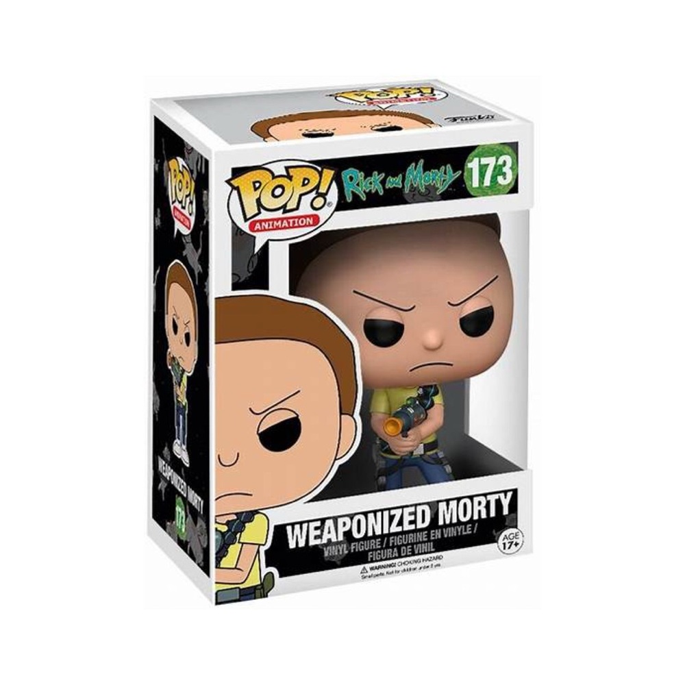 Funko Pop! Animation Rick And Morty “Weaponized Morty” 173 NEW NIB